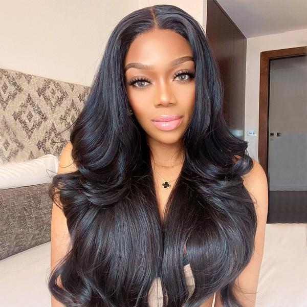 4x4 Glueless Lace Closure Wig Water Wave
