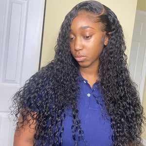 13x4 Glueless Lace Front Wig Water Wave