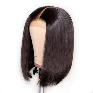 4x4 Bob Wig Human Hair Closure Glueless Wig