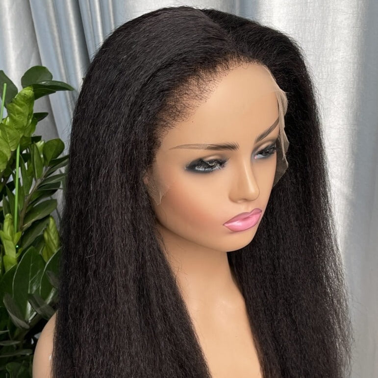 Hyperrealism Kinky Edges HD Lace Frontal Ventilated Wig