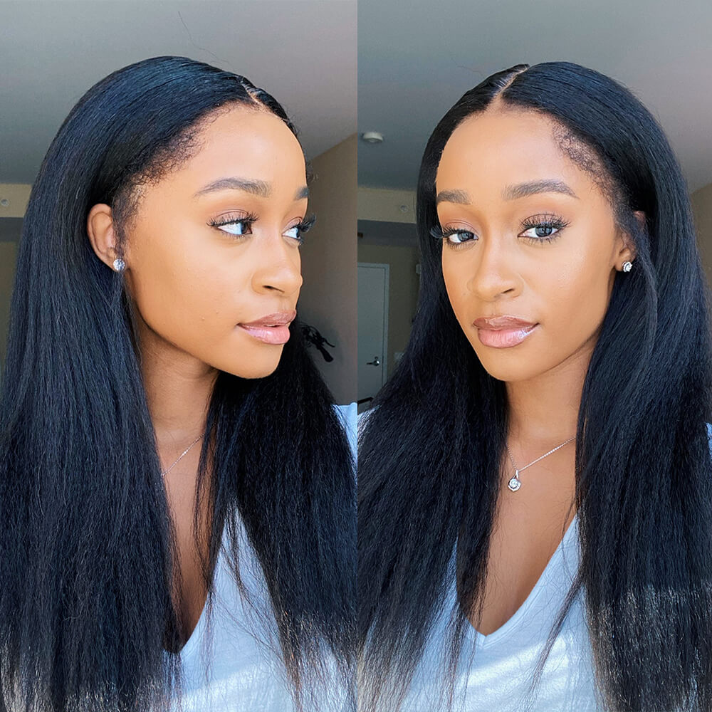 Hyperrealism Kinky Edges HD Lace Frontal Ventilated Wig