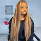 
            
                Load image into Gallery viewer, Silky Straight Highlight Colored Human Hair Wigs Brown And Blonde P4/27
            
        