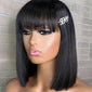 
            
                Load image into Gallery viewer, Glueless Cute Bob Wig With Bangs
            
        