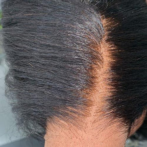 5x5 Hd Closure Lace Wig 180% Density Silky Straight Human Hair Wigs