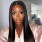
            
                Load image into Gallery viewer, 5x5 Hd Closure Lace Wig 180% Density Silky Straight Human Hair Wigs
            
        